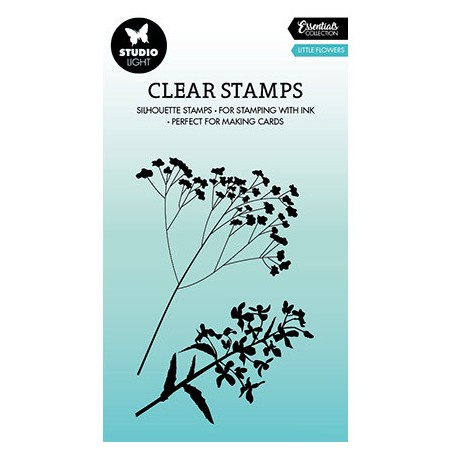(SL-ES-STAMP381)Studio light SL Clear stamp Little flowers Essentials nr.381