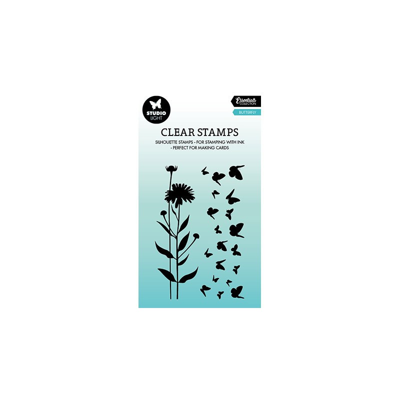 (SL-ES-STAMP384)Studio light SL Clear stamp Butterfly Essentials nr.384