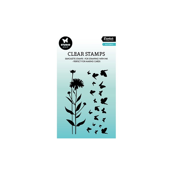 (SL-ES-STAMP384)Studio light SL Clear stamp Butterfly Essentials nr.384