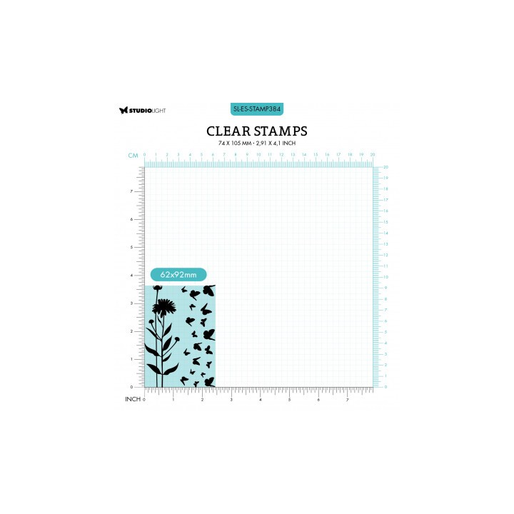 (SL-ES-STAMP384)Studio light SL Clear stamp Butterfly Essentials nr.384