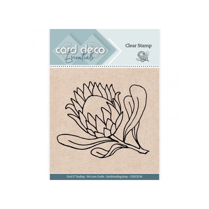 (CDECS134)Protea - Clear Stamp - Card Deco Essentials