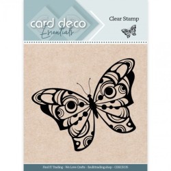 (CDECS135)Butterfly - Clear Stamp - Card Deco Essentials