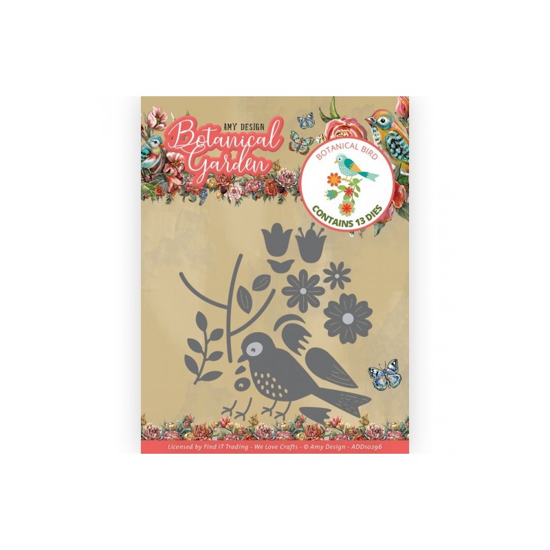 (ADD10296)Dies - Amy Design - Botanical Garden - Botanical Bird