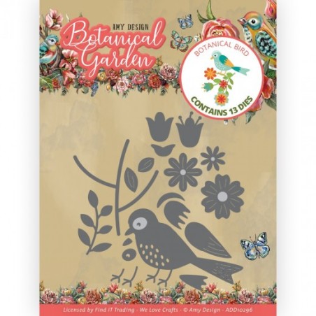 (ADD10296)Dies - Amy Design - Botanical Garden - Botanical Bird