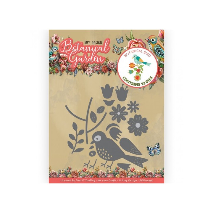 (ADD10296)Dies - Amy Design - Botanical Garden - Botanical Bird