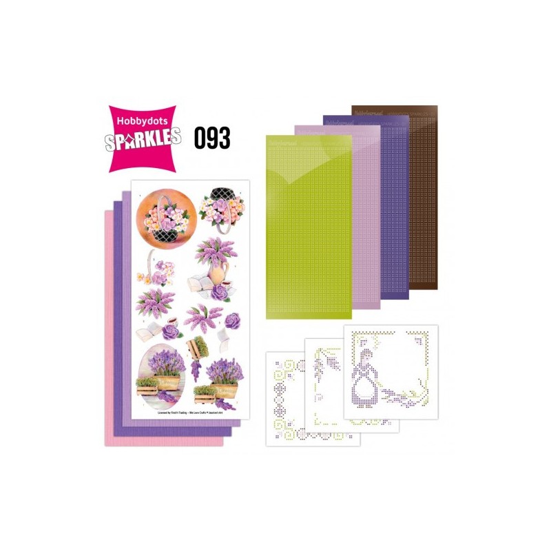 (SPDO093)Sparkles Set 93 - Jeanine's Art - Purple Flowers