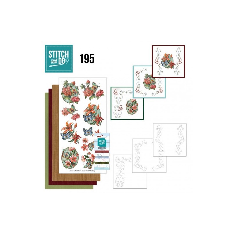 (STDO195)Stitch and Do 195 - Amy Design - Botanical Garden