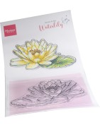 (TC0905)Clear stamp Tiny's Flowers - Water lily
