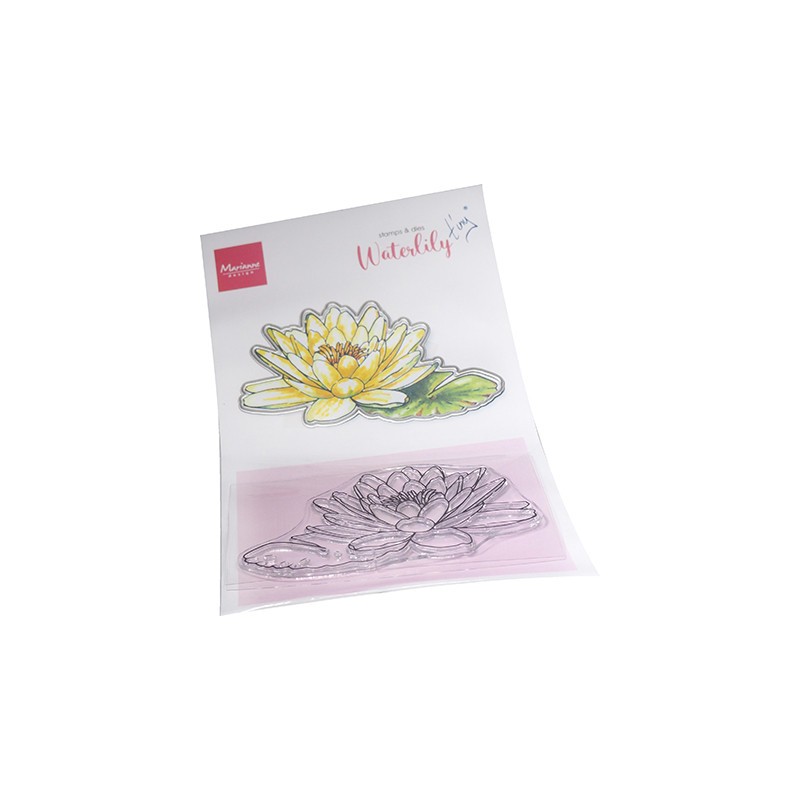 (TC0905)Clear stamp Tiny's Flowers - Water lily