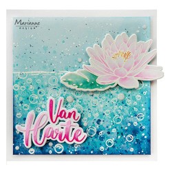 (TC0905)Clear stamp Tiny's Flowers - Water lily
