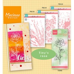 (TC0906)Clear stamp Tiny's borders - Rose