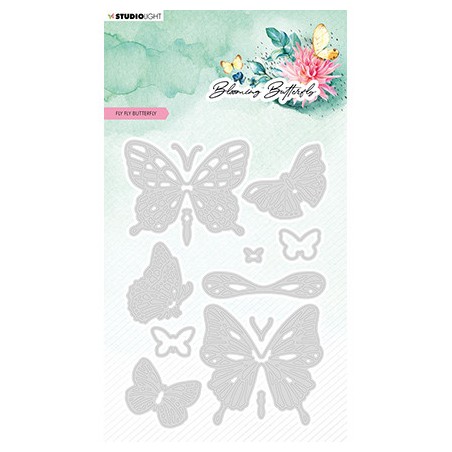 (SL-BB-CD484)Studio Light SL Cutting Die Fly fly butterfly Blooming Butterfly nr.484