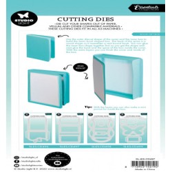 (SL-ES-CD497)Studio Light SL Cutting Die Book box Essentials nr.497