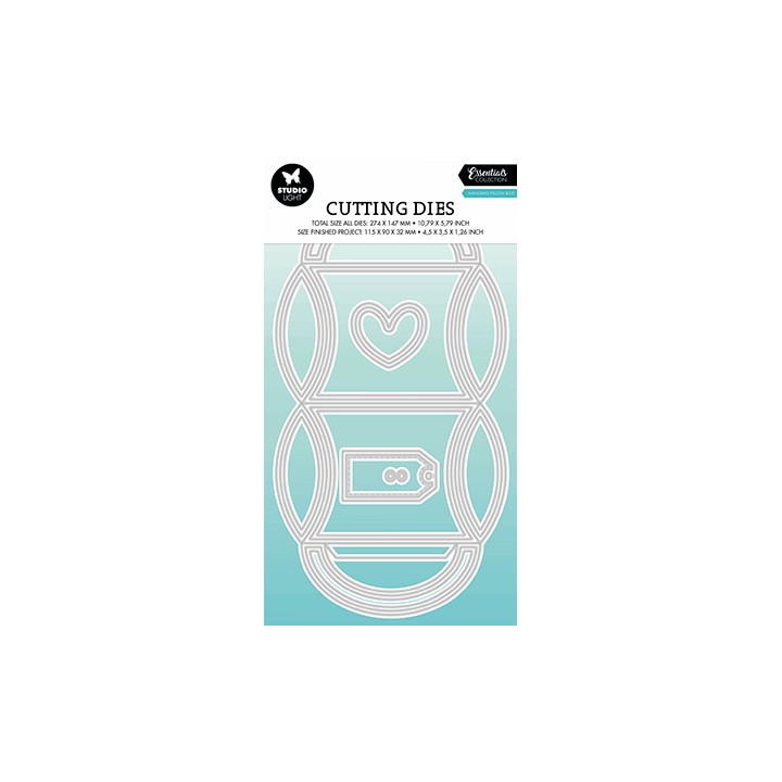 (SL-ES-CD498)Studio Light SL Cutting Die Hand bag box Essentials nr.498