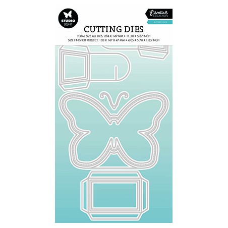 (SL-ES-CD499)Studio Light SL Cutting Die Butterfly box Essentials nr.499