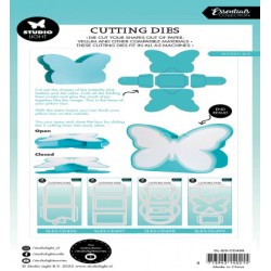 (SL-ES-CD499)Studio Light SL Cutting Die Butterfly box Essentials nr.499
