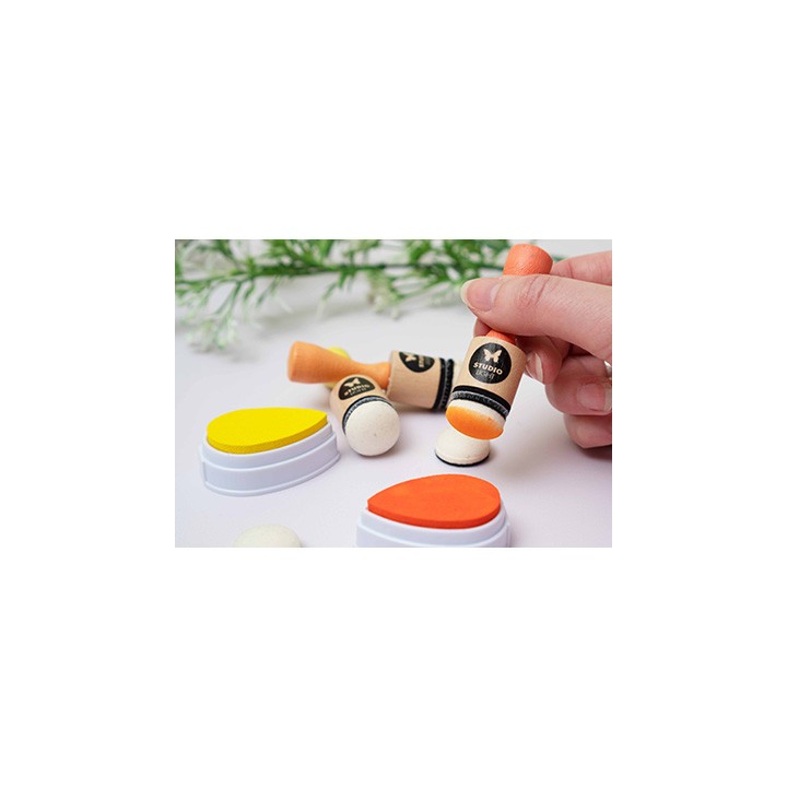 (SL-ES-INKAP03)StudioLight SL 3 Ink Blending Tools + 3 replacement foam pads nr.03