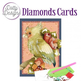(DDDC1116)Dotty Designs Diamond Cards - Cockatoo