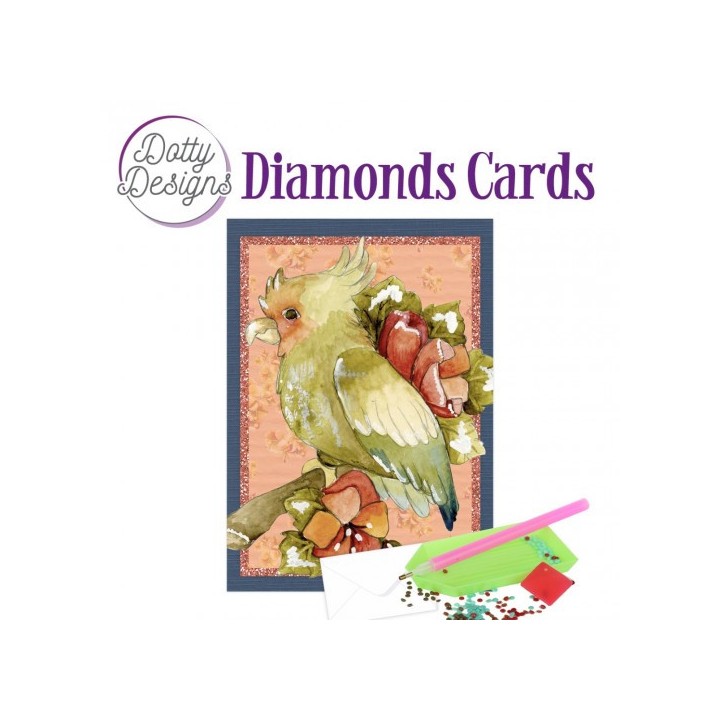 (DDDC1116)Dotty Designs Diamond Cards - Cockatoo