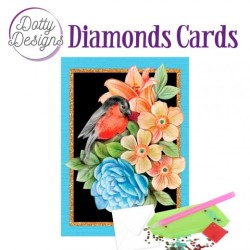(DDDC1117)Dotty Designs Diamond Cards - Red Bird