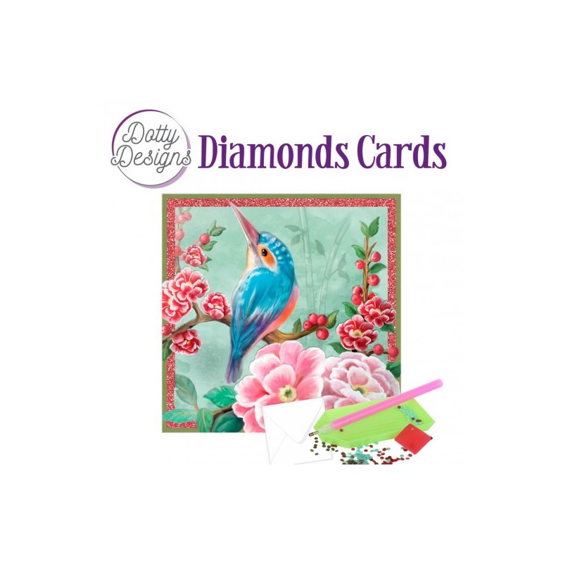 (DDDC1118)Dotty Designs Diamond Cards - Kingfisher