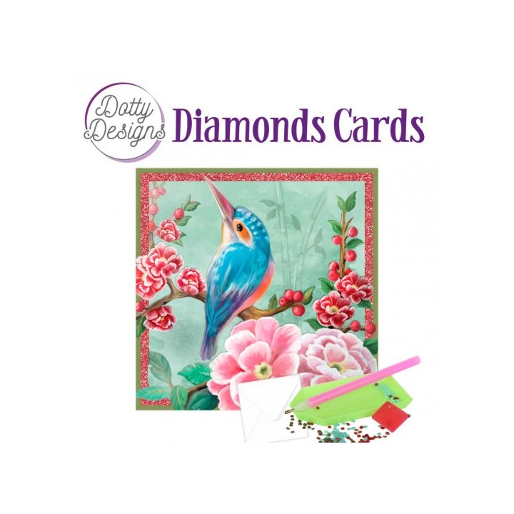 (DDDC1118)Dotty Designs Diamond Cards - Kingfisher