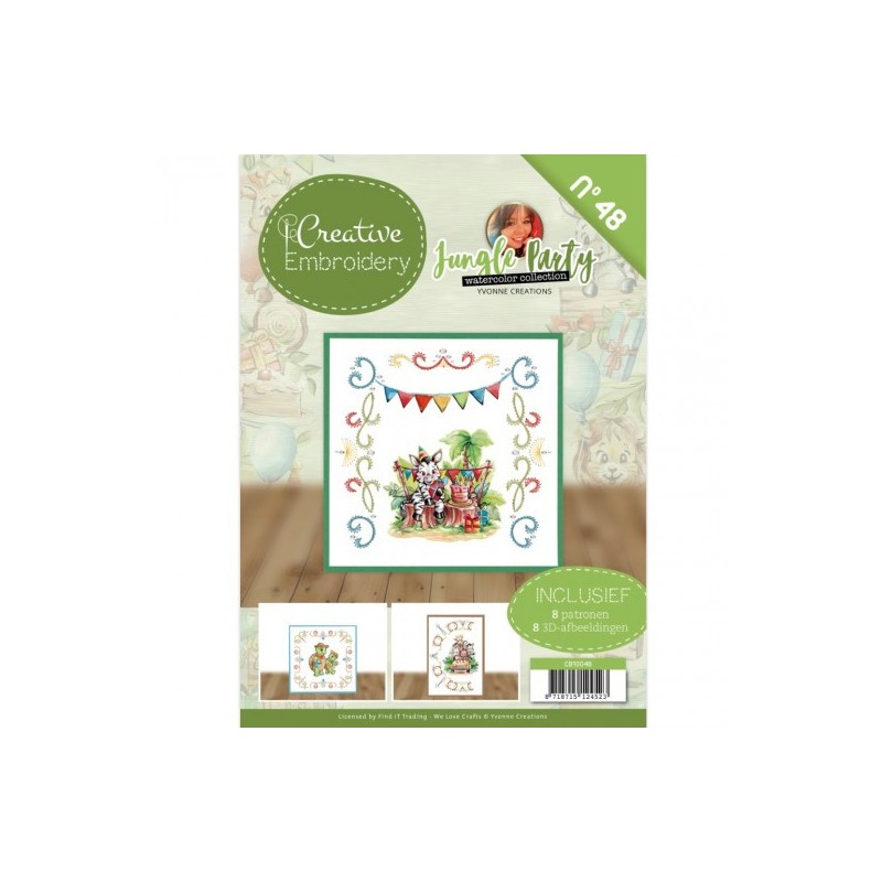 (CB10048)Creative Embroidery 48 - Yvonne Creations - Jungle Party