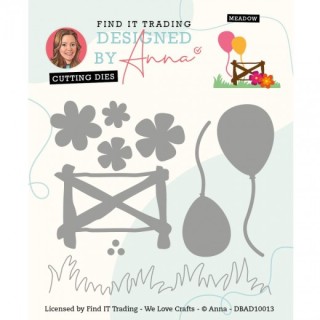 (DBAD10013)Designed by Anna - Mix and Match Cutting Dies - Meadow