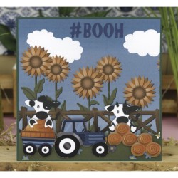 (DBAD10013)Designed by Anna - Mix and Match Cutting Dies - Meadow