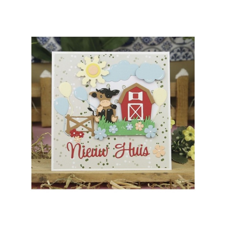 (DBAD10013)Designed by Anna - Mix and Match Cutting Dies - Meadow