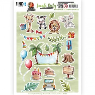 (SB10742)Push Out - Yvonne Creations - Jungle Party - Small Elements - B