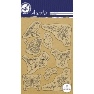 (AUCS1001)Aurelie Botanical Garden 1, Clear Stamps