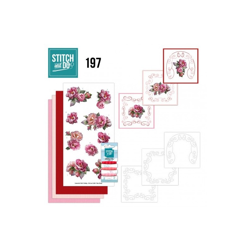 (STDO197)Stitch and Do 197 - Amy Design - Roses Are Red