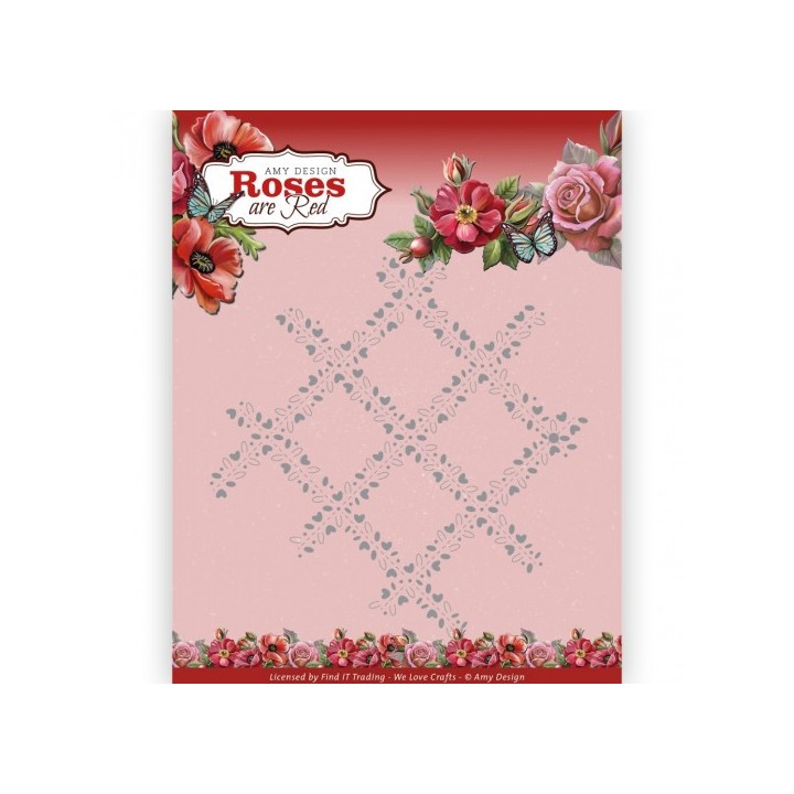 (ADD10299)Dies - Amy Design - Roses Are Red - Rose Trellis