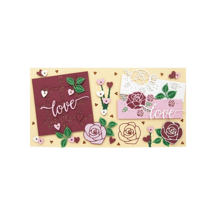 (ADD10299)Dies - Amy Design - Roses Are Red - Rose Trellis