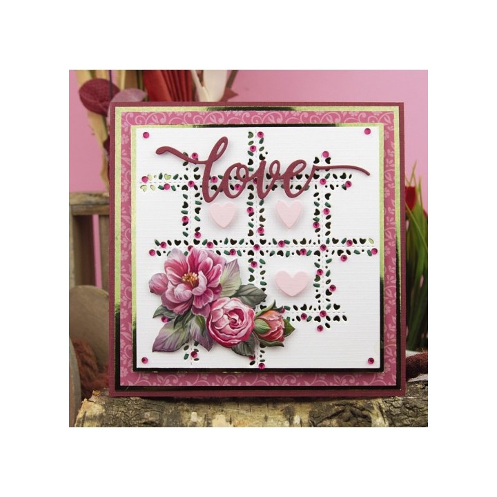 (ADD10299)Dies - Amy Design - Roses Are Red - Rose Trellis
