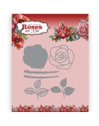 (ADD10301)Dies - Amy Design - Roses Are Red - Buil-up Rose