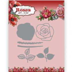 (ADD10301)Dies - Amy Design - Roses Are Red - Buil-up Rose