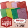 (CHSTS036)Creative Hobbydots stickerset 36