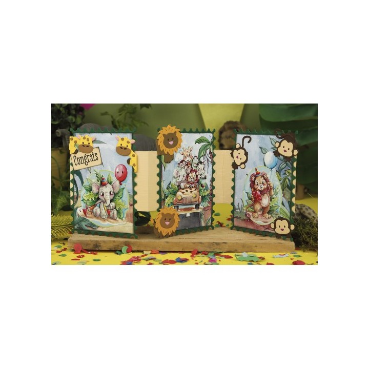 (YCD10307)Dies - Yvonne Creations - Jungle Party - Jungle Lion