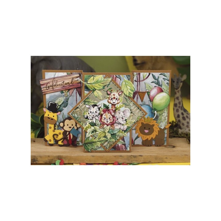 (YCD10307)Dies - Yvonne Creations - Jungle Party - Jungle Lion