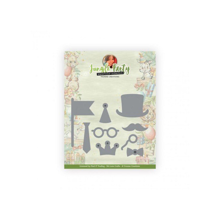 (YCD10308)Dies - Yvonne Creations - Jungle Party - Jungle Accessories