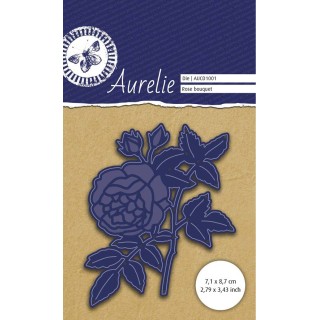 (AUCD1001)Aurelie Rose Bouquet Die