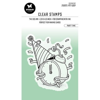 (BL-ES-STAMP411)Studio light SL Clear stamp Party Time Essentials nr.411