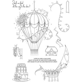 (PI202)Pink Ink Designs I Saw A Ship... A5 Clear Stamps