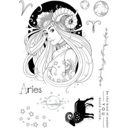 (PI206)Pink Ink Designs Aries "Trailblazer" A5 Clear Stamps