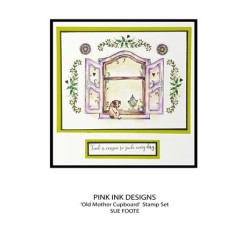 (PI208)Pink Ink Designs Old Mother Cupboard A5 Clear Stamps