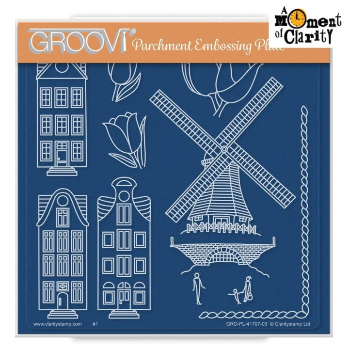 (GRO-PL-41707-03)Groovi Plate A5 BARBARA'S SHAC HOLLAND
