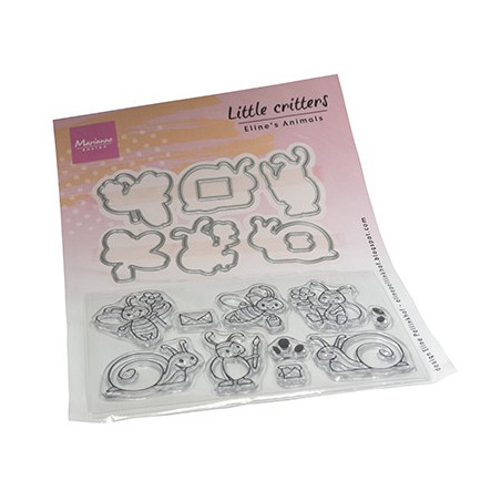 (ec0200)Clear Stamp Eline's Animals - little critters