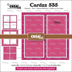 (CLCZ535)Crealies Cardzz Frame & Inlay Gina